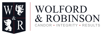 Wolford and Robinson Law Firm in Chattanooga Blue Logo