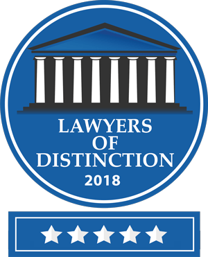 Wolford and Robinson Lawyers of Distinction 2019 - 5 stars